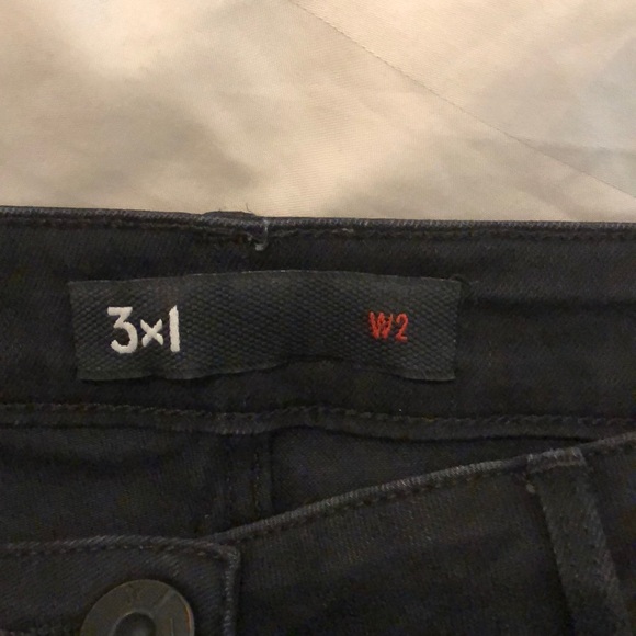 3x1 Destroyed Black Skinny Jean - Picture 5 of 6